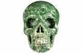 Realistic, Polished Hamine Jasper Skull #151000-2